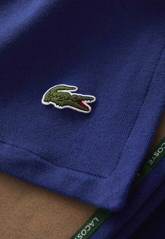 LACOSTE Plaid L "PIQUE" in Blau