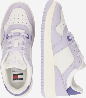 Tommy Jeans Sneakers laag 'Retro Basket' in Lila