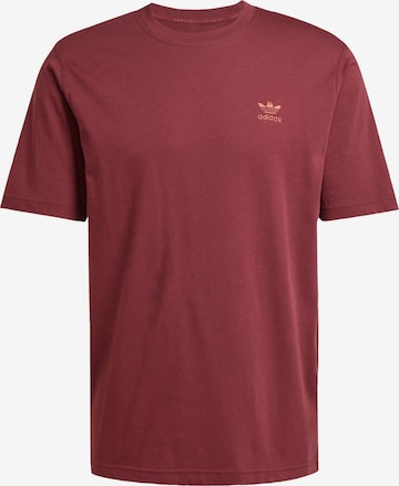 raudona ADIDAS ORIGINALS Marškinėliai 'Trefoil Essentials': priekis