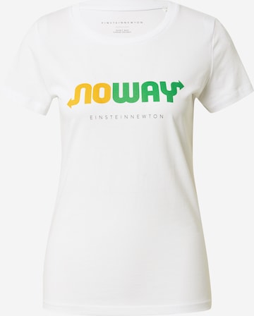 EINSTEIN & NEWTON חולצות 'No Way' בלבן: מלפנים