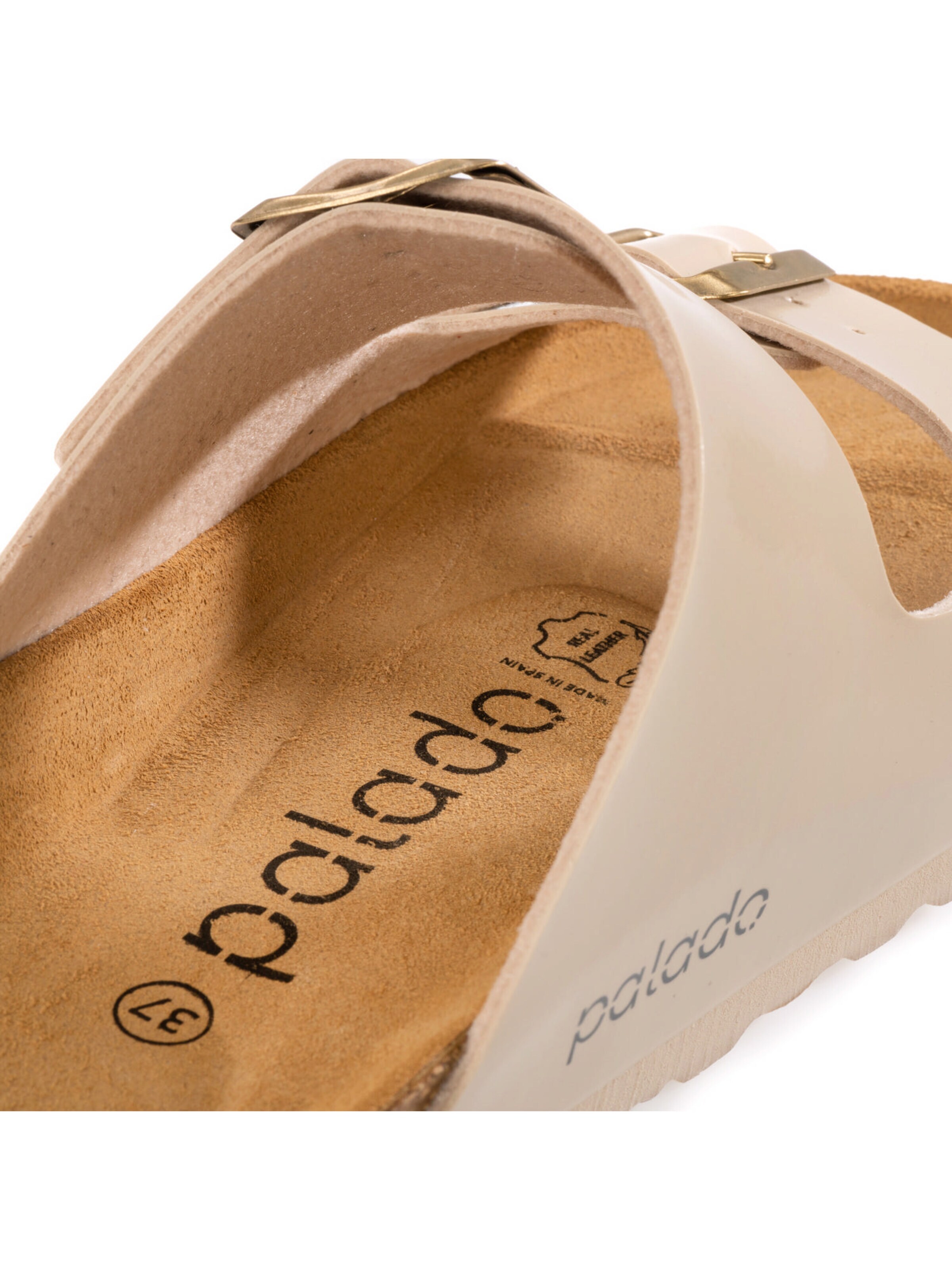 Palado Pantolette 'Palado Korfu Lack'‌‌‌‌‌‌‌ in Beige