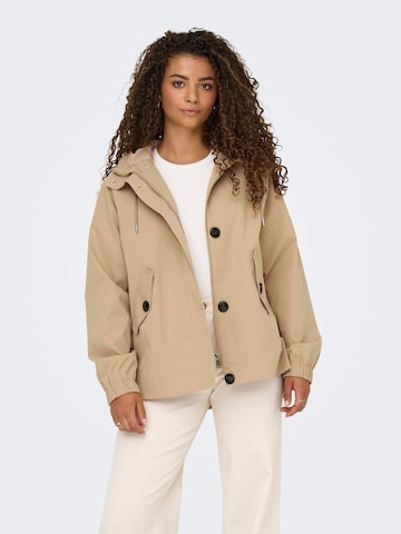 ONLY Between-season jacket 'ONLNoa' in Beige: front