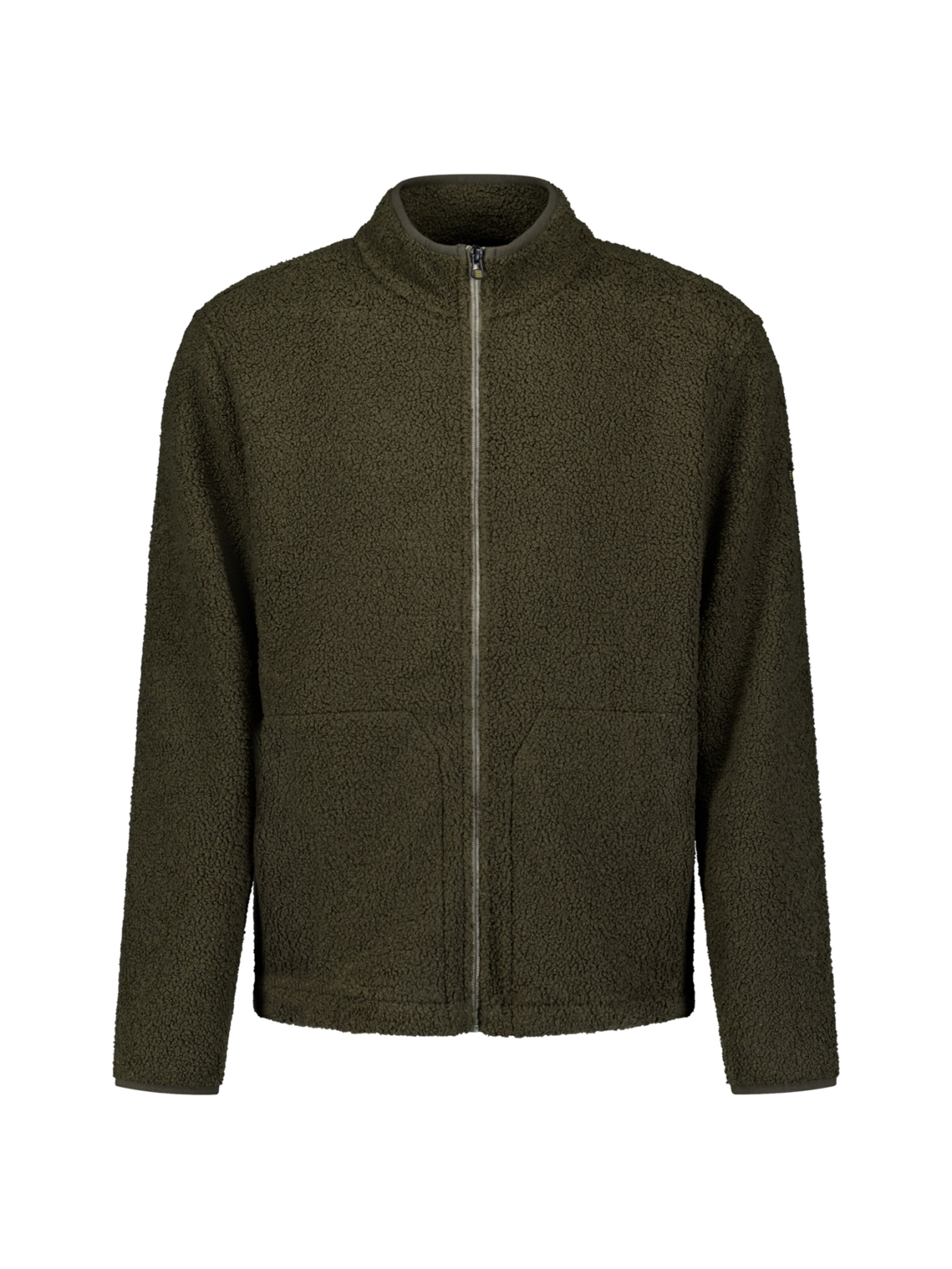 No Excess Fleece jas in Groen: voorkant