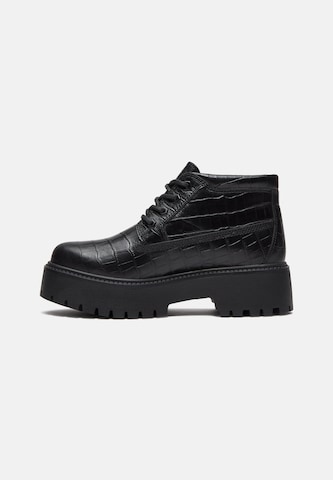 Ghete cu șireturi de la TIMBERLAND pe negru