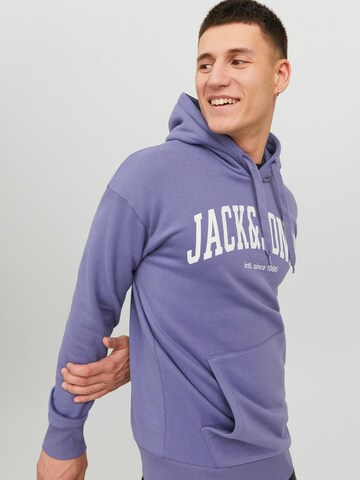 JACK & JONES Sweatshirt 'Josh' in Lila