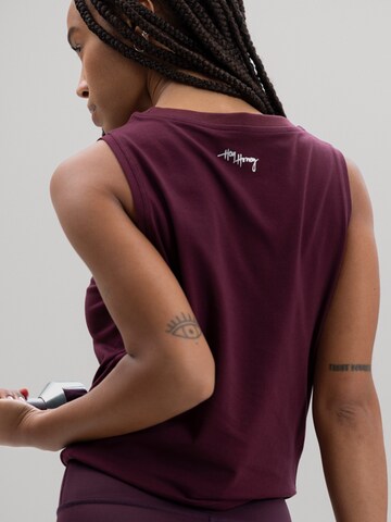 Hey Honey Top 'Cropped' in Rot