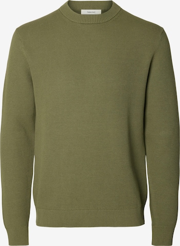 SELECTED Pullover 'SLHDANE' i grøn: forside