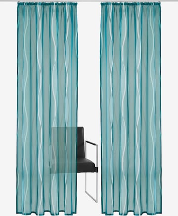 MY HOME Curtains & Drapes 'Dimona' in Blue: front