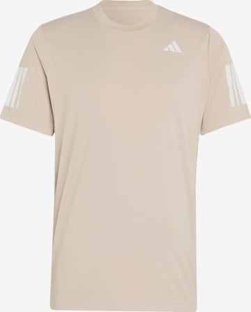 ADIDAS PERFORMANCE - Camiseta funcional 'Club' en beige: frente