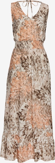 LASCANA Haljina u bež / smeđa / koraljna, Pregled proizvoda