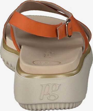 Paul Green Sandalen met riem in Oranje