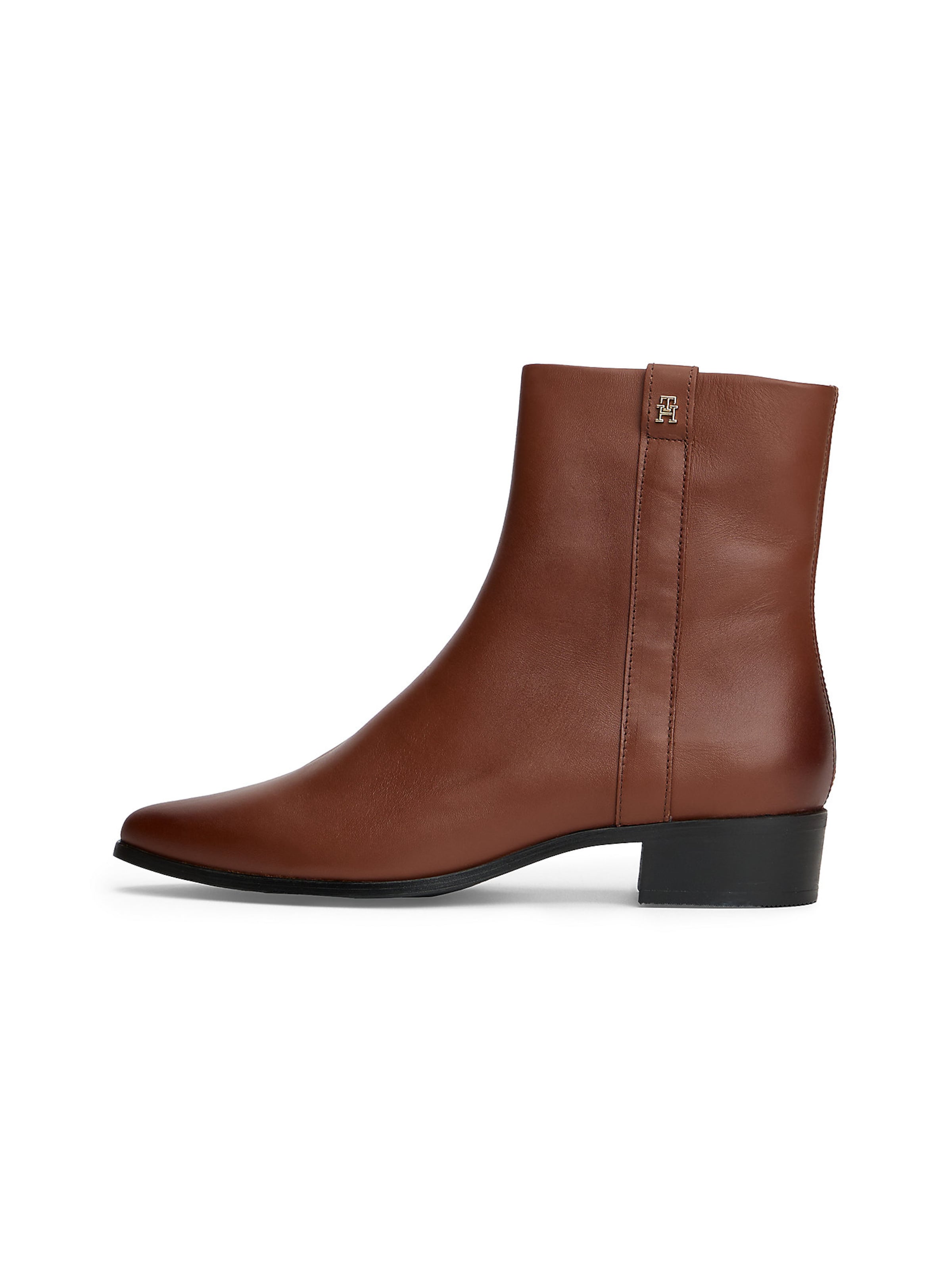 Bottines TOMMY HILFIGER en marron : devant