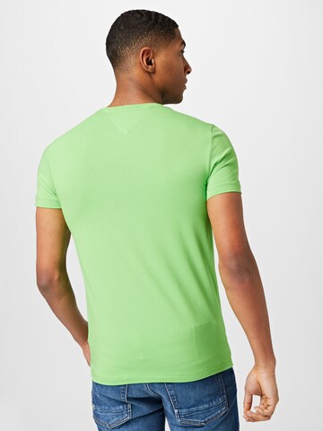 Coupe slim T-Shirt TOMMY HILFIGER en vert