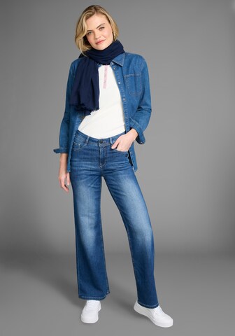 LAURA SCOTT Wrap in Blue