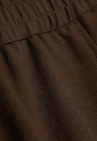 WEEKDAY Loose fit Pleated Pants 'ALFRED' in Brown