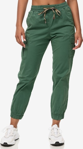 Tazzio - Pantalón cargo 'F600' en verde: frente