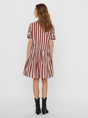 VERO MODA - Vestido camisero 'Delta' en marrón