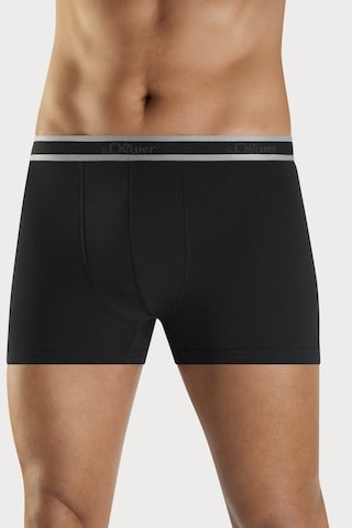 s.Oliver Boxer shorts in Black: front