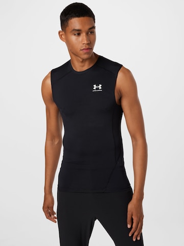 UNDER ARMOUR Regular Fit Sporttop in Schwarz: predná strana