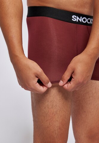 SNOCKS Boxer shorts in Red