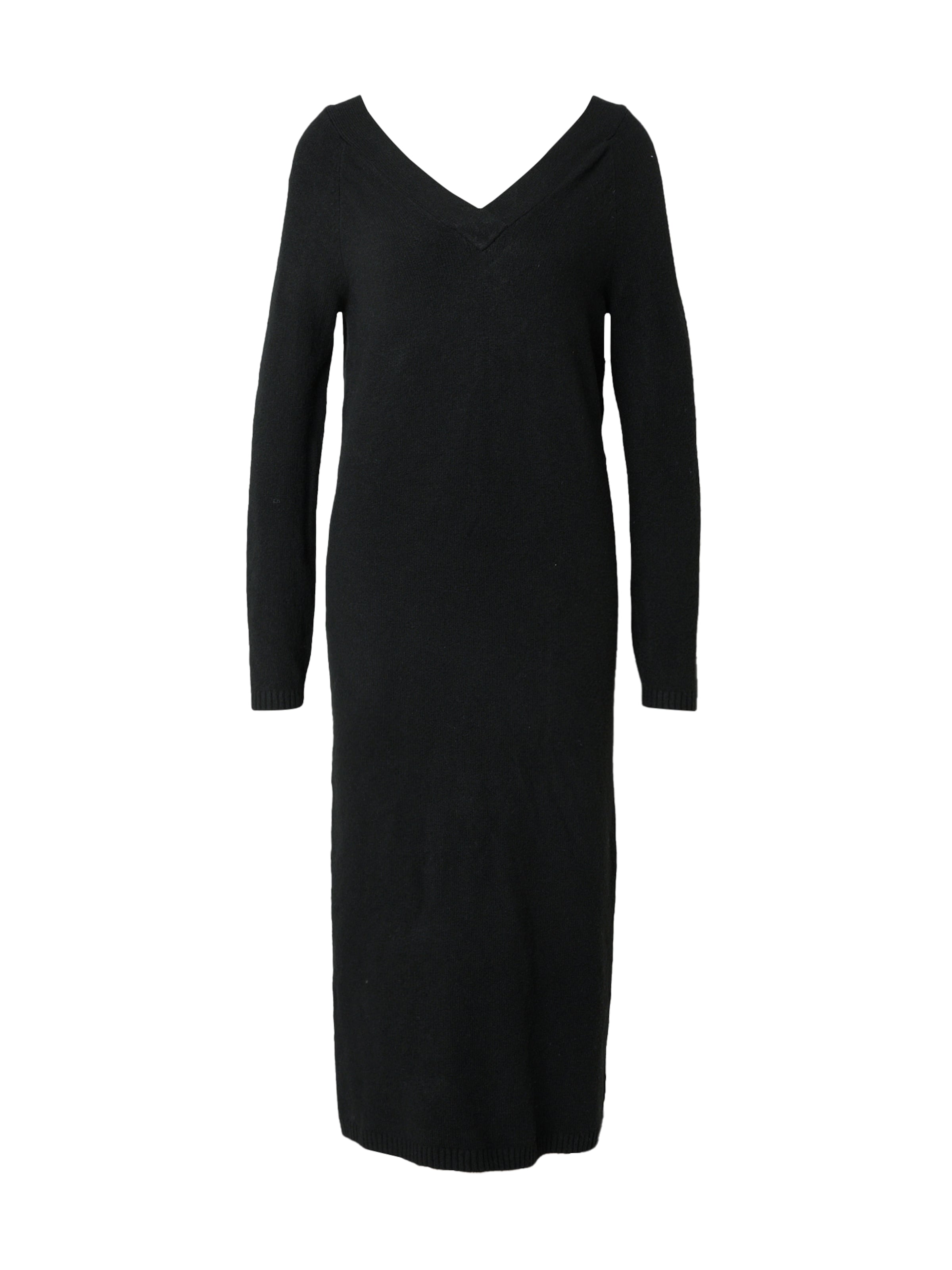 ONLY Плетена рокля 'ONLJEANETT' в черно: отпред