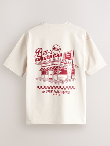 T-Shirt Next en blanc