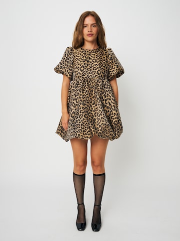 Robe ' Jamillacras ' Crās en marron : devant