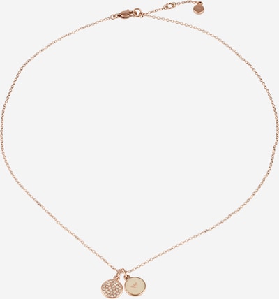 Emporio Armani Necklace in Rose gold / White, Item view