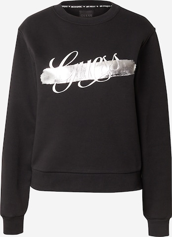 GUESS Sweatshirt in Black: front