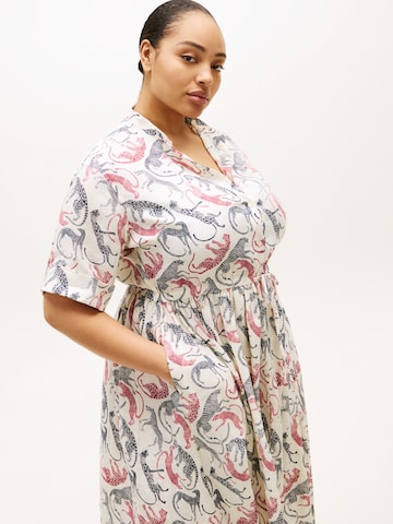 Robe-chemise Tommy Hilfiger Curve en beige