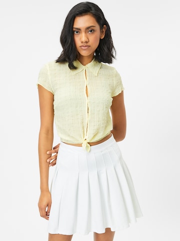 WEEKDAY Blouse 'Selma' in Yellow: front