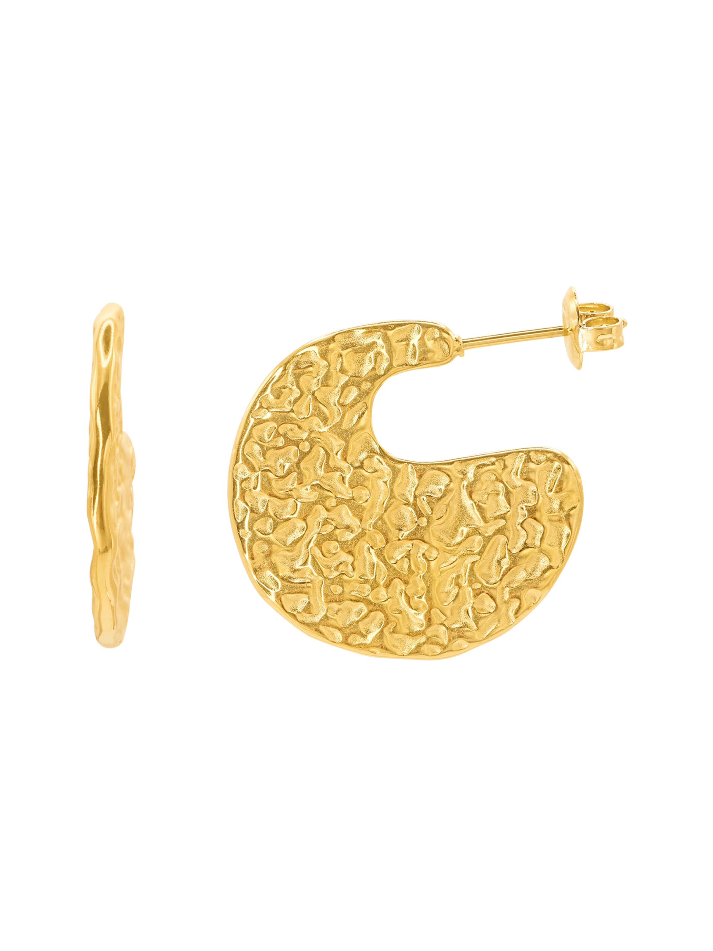 Heideman Earrings 'Paulus ' in Gold: front
