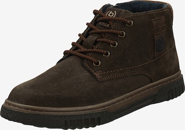 bugatti Lace-up boots 'Ohio' in Brown: front