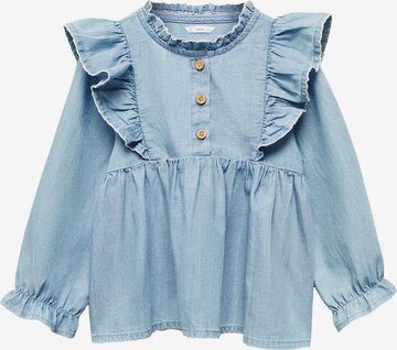 MANGO KIDS Blouse 'ANDREAB' in Blauw: voorkant