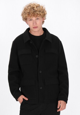 MO - Chaqueta de entretiempo en negro: frente