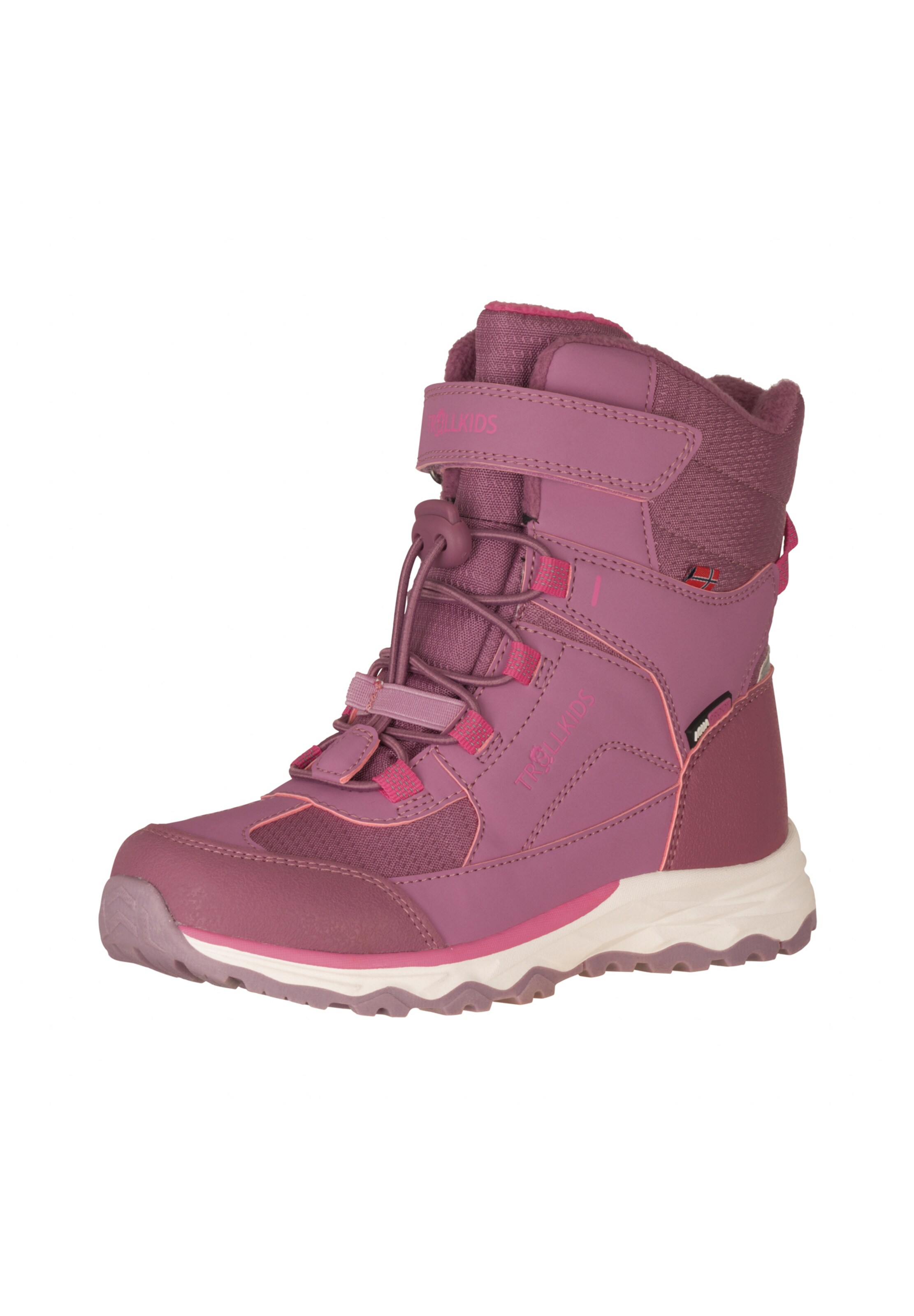 Boots 'Hafjell XT' TROLLKIDS en violet : devant