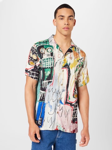 Cotton On Regular fit Button Up Shirt 'Basquiat' in White: front