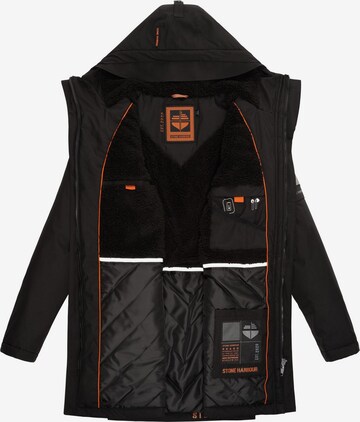 STONE HARBOUR Winterparka 'Ragaan' in Zwart