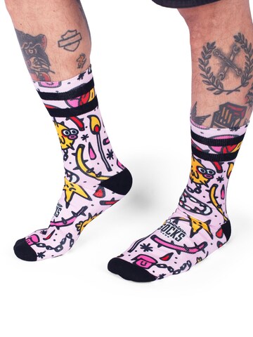 American Socks - Calcetines 'Blowfish - Mid High' en rosa
