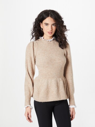 Pullover 'PIE CRUST' di River Island in beige: frontale