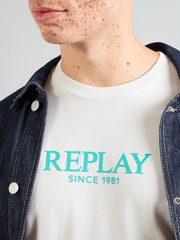 REPLAY T-Shirts in Weiß