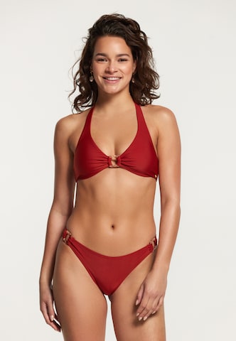 Shiwi Triangel Bikini 'Caro' in Rood: voorkant