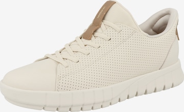 Sneaker bassa ' D Flextride Plus ' di GEOX in beige: frontale