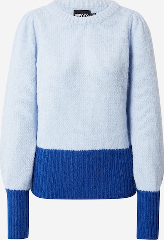 PIECES Pullover 'LAYAN' in Blau: predná strana