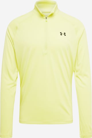 UNDER ARMOUR Funkční tričko 'Tech' – žlutá: přední strana