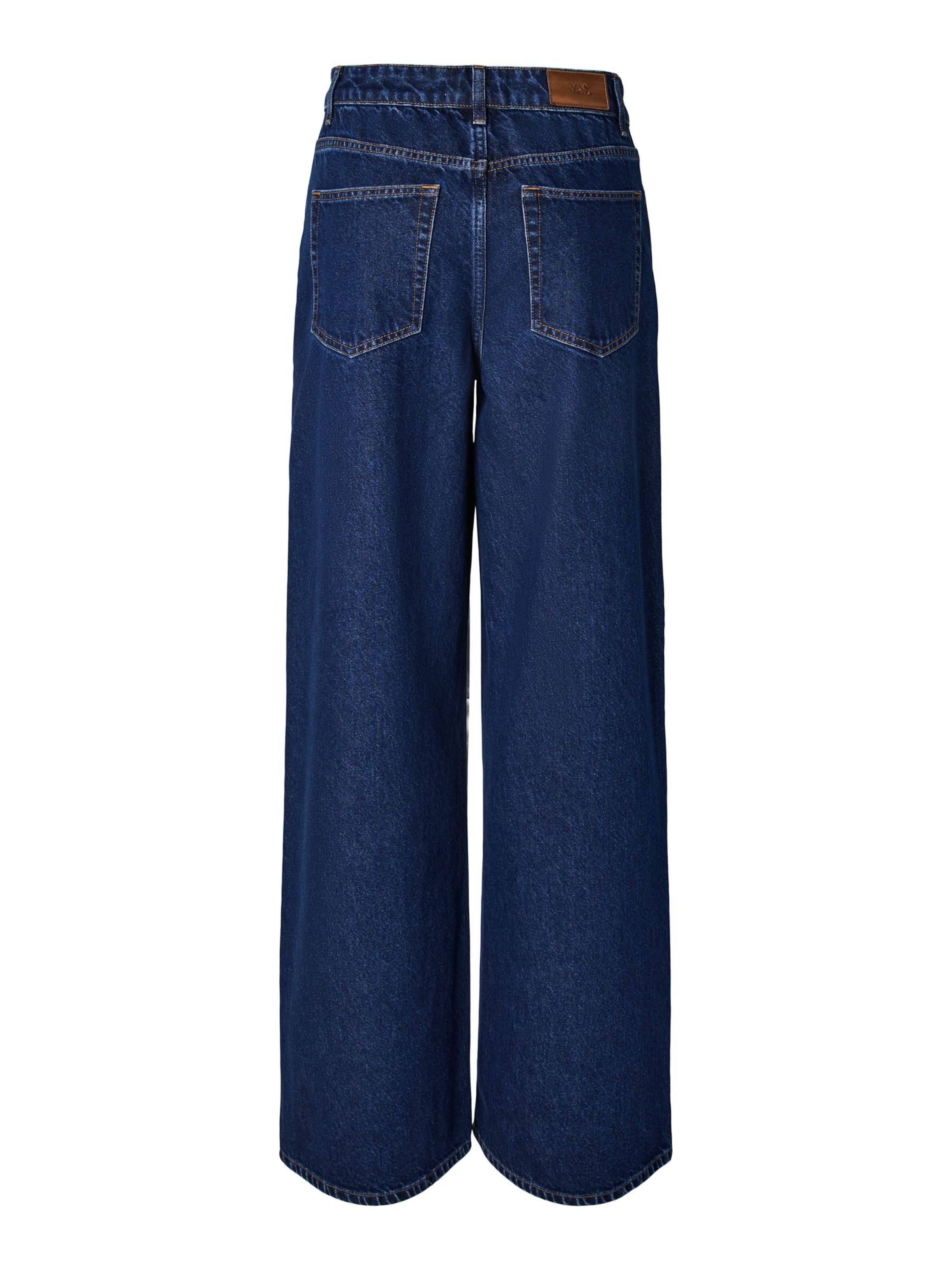 YAS Wide leg Jeans 'YASBea' in Blauw