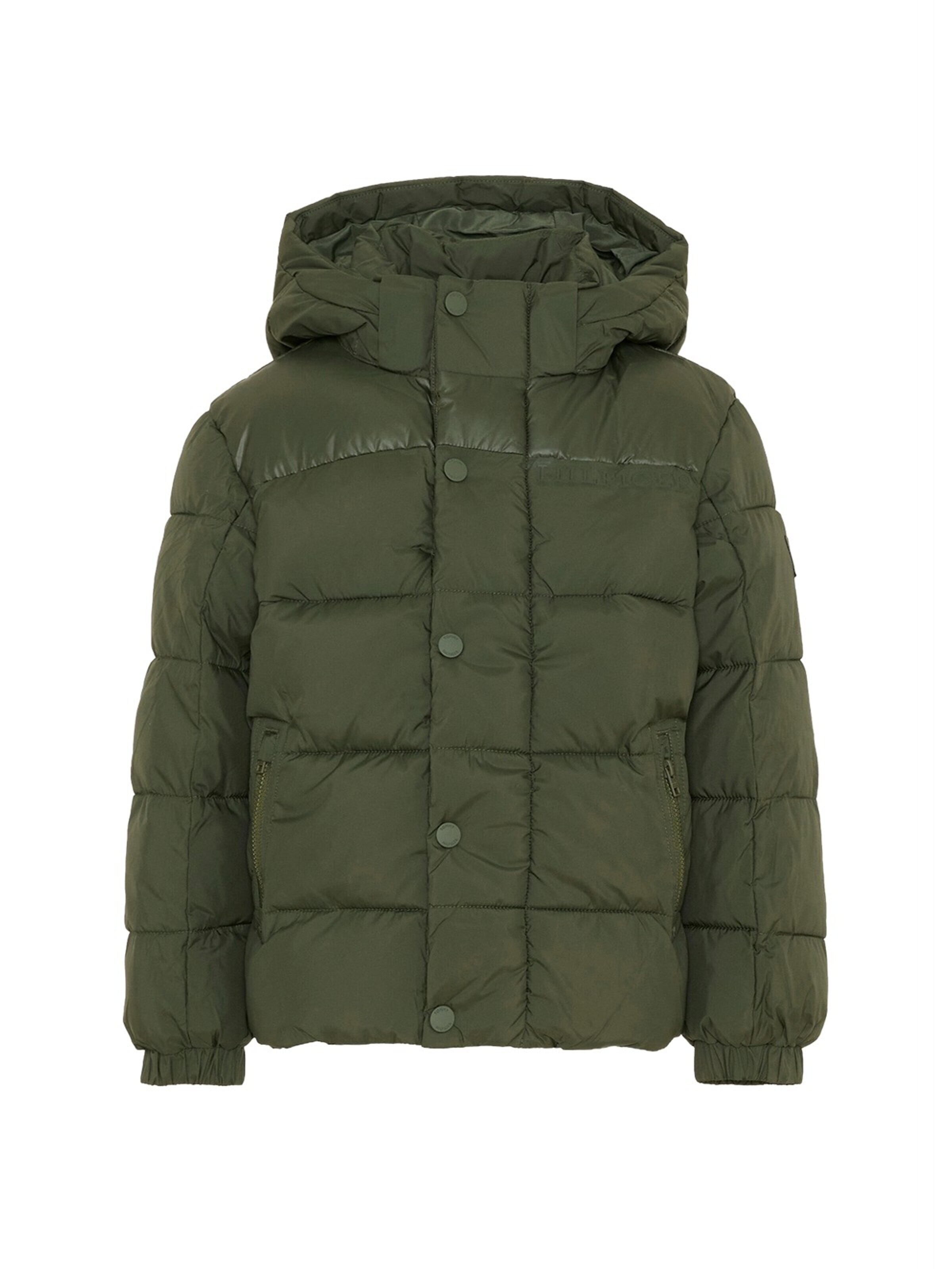 Tommy Hilfiger Kids - Chaqueta de invierno en verde: frente