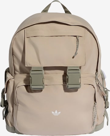 Sac à dos ADIDAS ORIGINALS en beige : devant