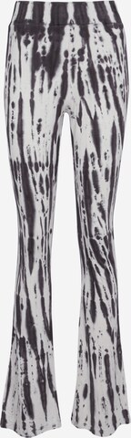 Bootcut Leggings 'JAW DROPPER' di UNFOLLOWED x ABOUT YOU in bianco: frontale