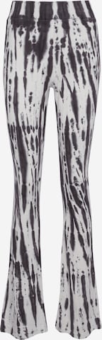 UNFOLLOWED x ABOUT YOU Bootcut Leggings 'JAW DROPPER' i vit: framsida